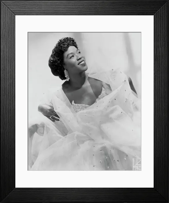 Framed Print : Sarah Vaughan Framed Print : Sarah Vaughan