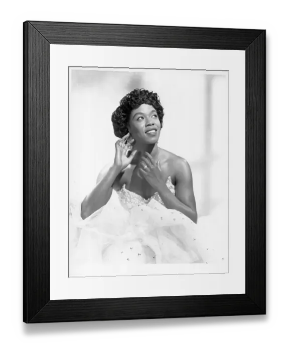 Framed Print : Sarah Vaughan Framed Print : Sarah Vaughan