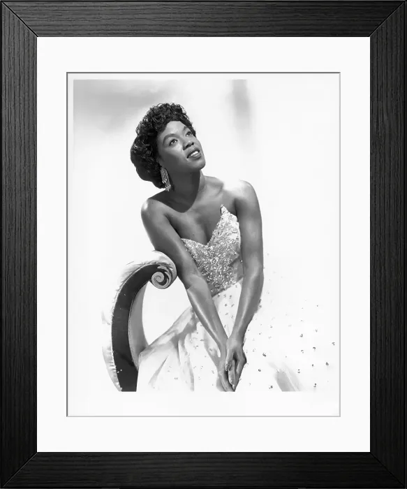 Framed Print : Sarah Vaughan Framed Print : Sarah Vaughan