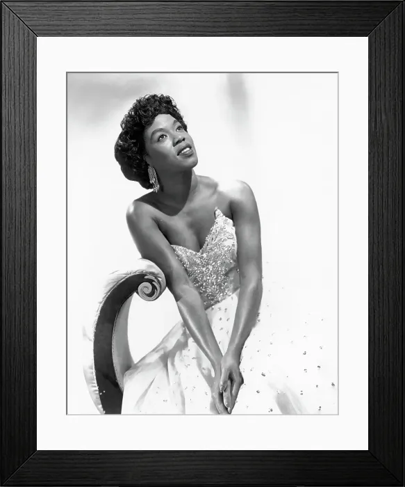 Framed Print : Sarah Vaughan Framed Print : Sarah Vaughan