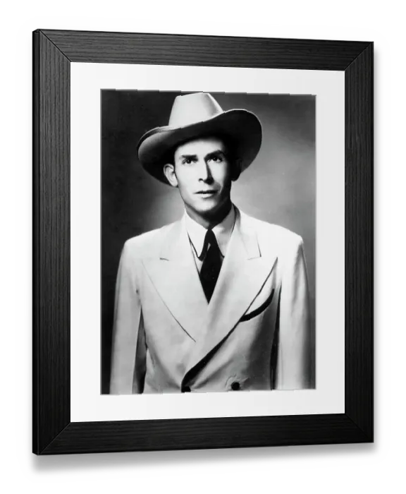 Framed Print : Hank Williams Portrait Session Framed Print : Hank Williams Portrait Session