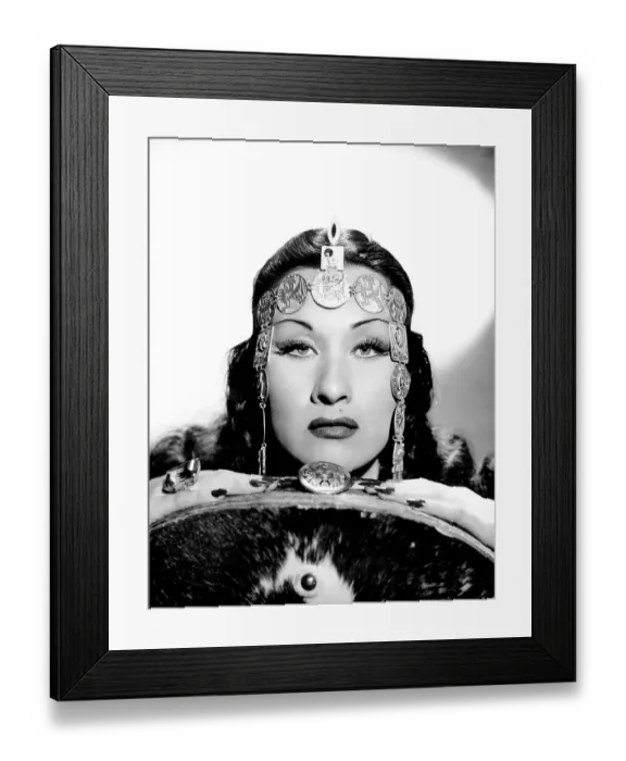 Framed Print : Yma Sumac Portrait Framed Print : Yma Sumac Portrait