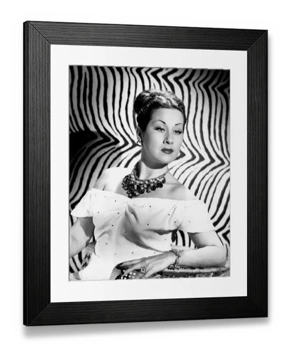 Framed Print : Yma Sumac Portrait