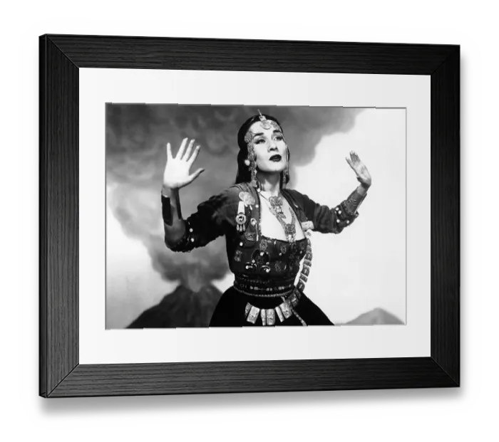 Framed Print : Yma Sumac Portrait Framed Print : Yma Sumac Portrait