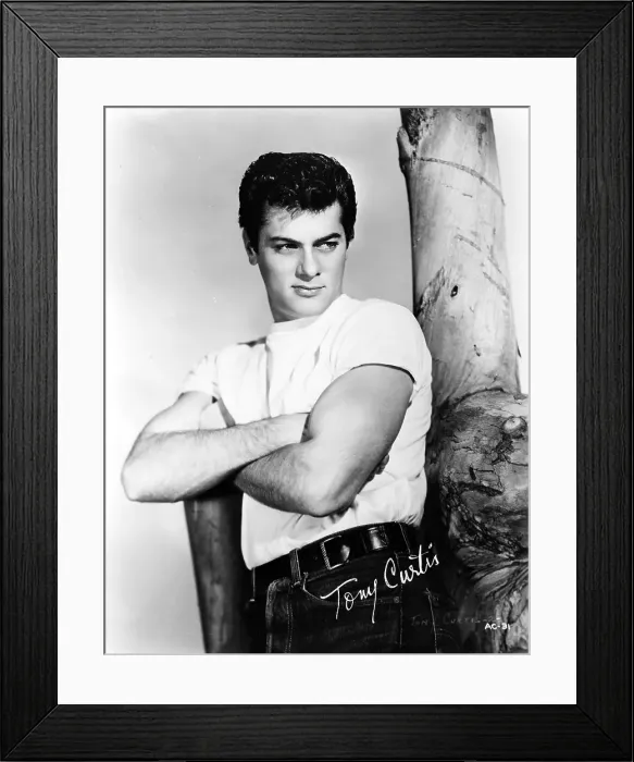 Framed Print : Tony Curtis Portrait Framed Print : Tony Curtis Portrait