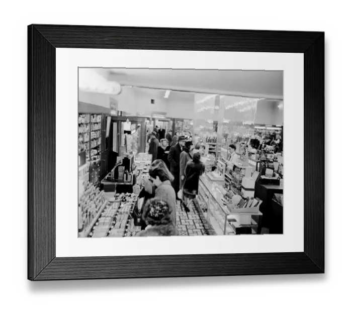 Framed Print : Drug Store Framed Print : Drug Store