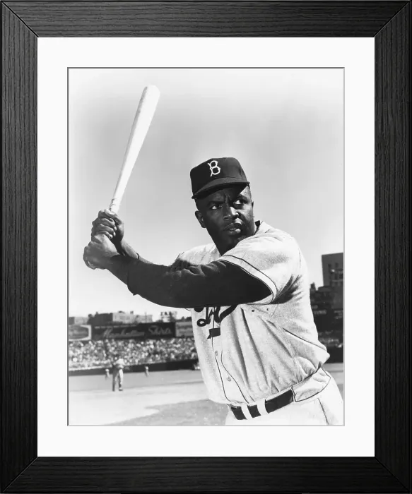 Framed Print : Jackie Robinson On The Field Framed Print : Jackie Robinson On The Field