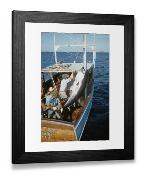 Framed Print : Deep Sea Fishing, Cat Cay Island, Bahamas Framed Print : Deep Sea Fishing, Cat Cay Island, Bahamas