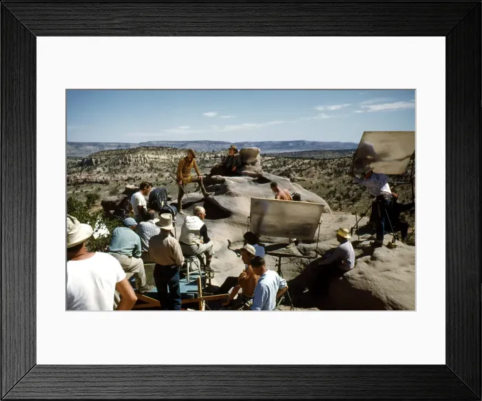 Framed Print : Filming Rocky Mountain on location Framed Print : Filming Rocky Mountain on location