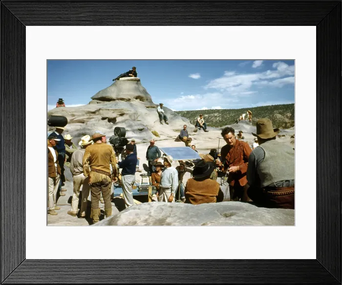 Framed Print : Filming Rocky Mountain on location Framed Print : Filming Rocky Mountain on location