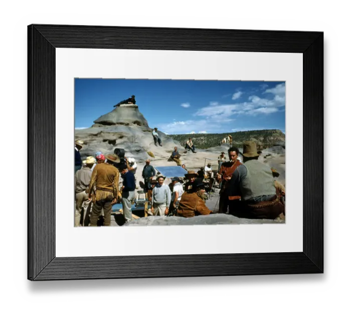 Framed Print : Filming Rocky Mountain on location Framed Print : Filming Rocky Mountain on location