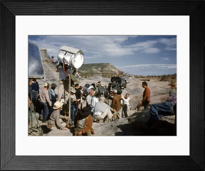 Framed Print : Filming Rocky Mountain on location Framed Print : Filming Rocky Mountain on location