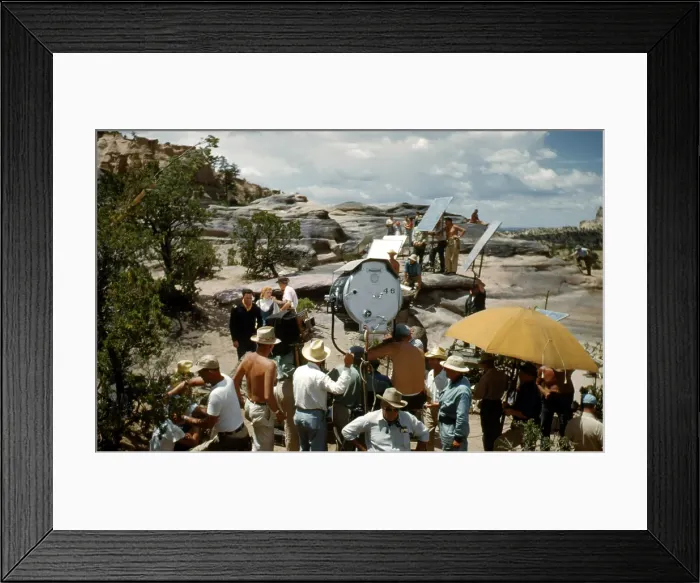 Framed Print : Filming Rocky Mountain on location Framed Print : Filming Rocky Mountain on location
