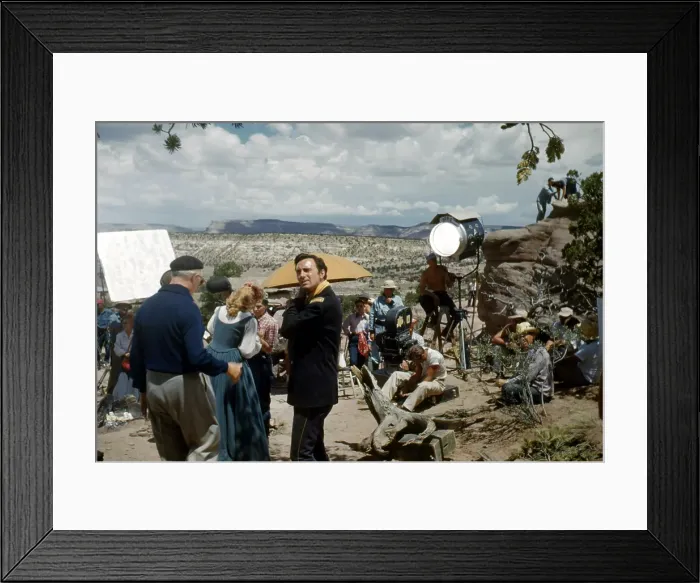 Framed Print : Filming Rocky Mountain on location Framed Print : Filming Rocky Mountain on location