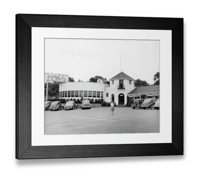 Framed Print : Skyline Terrace Restaurant Framed Print : Skyline Terrace Restaurant