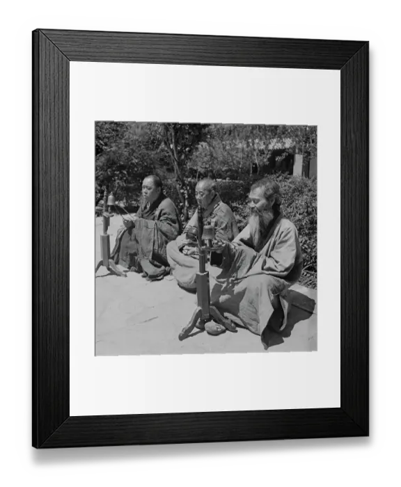 Framed Print : Asian Monks Framed Print : Asian Monks