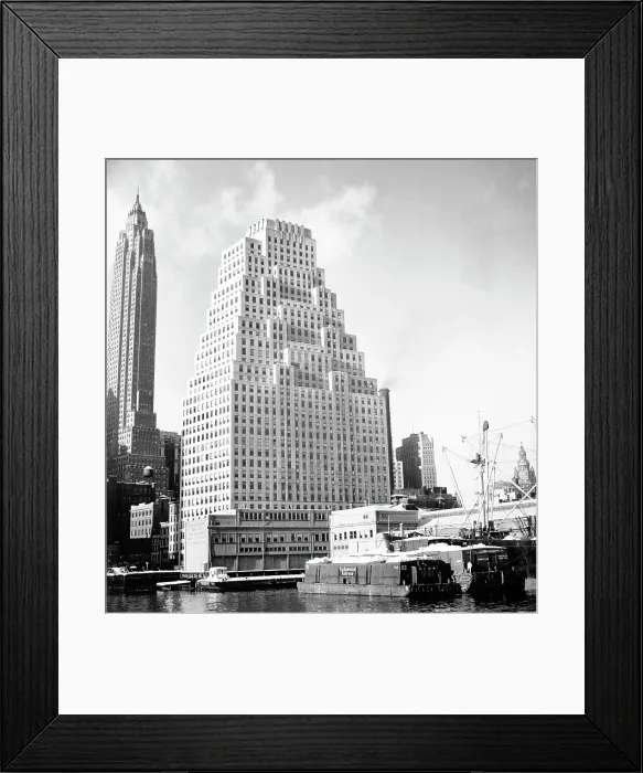 Framed Print : Manhattan Skyscrapers Framed Print : Manhattan Skyscrapers