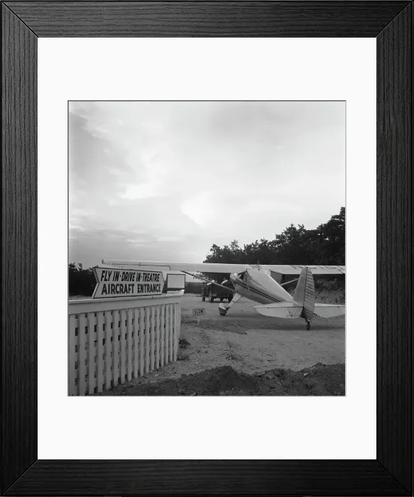 Framed Print : Fly-In Theatre Framed Print : Fly-In Theatre