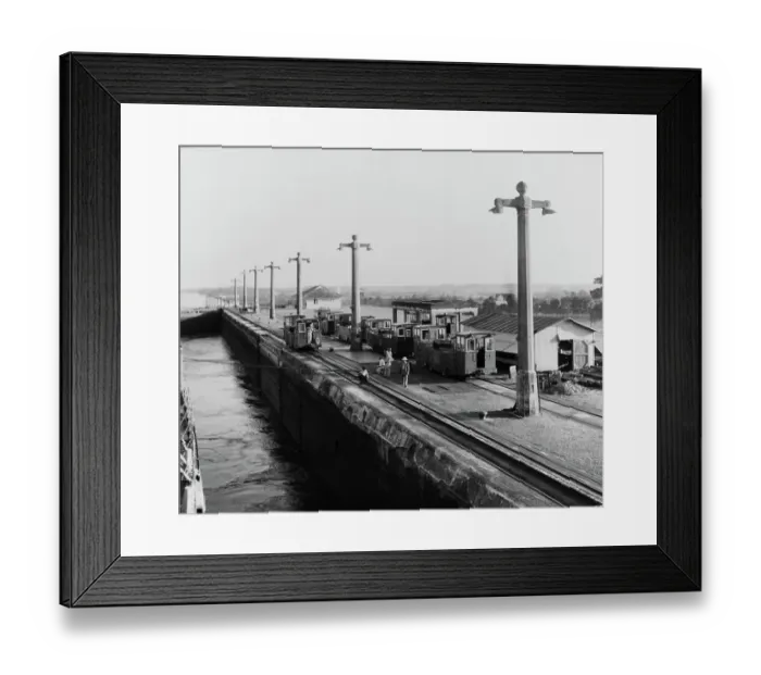 Framed Print : Panama Canal Framed Print : Panama Canal