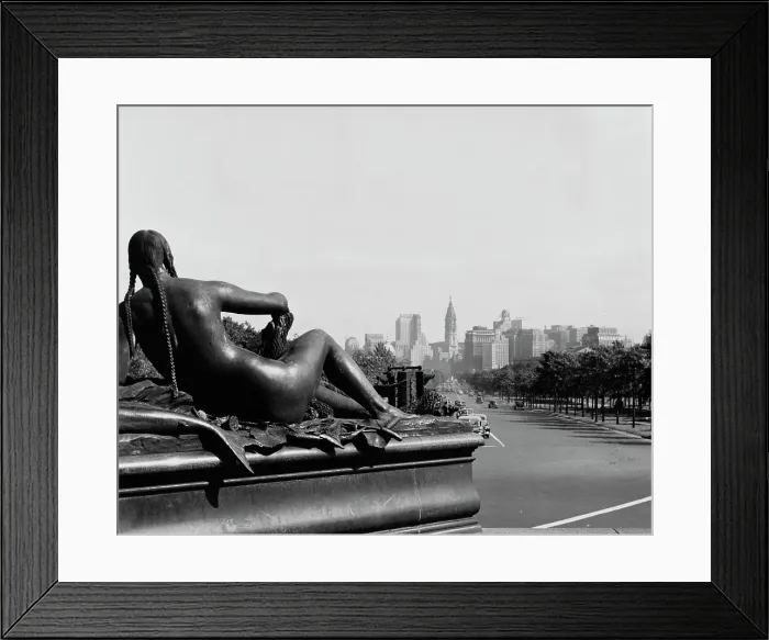 Framed Print : Philadelphia Skyline Framed Print : Philadelphia Skyline
