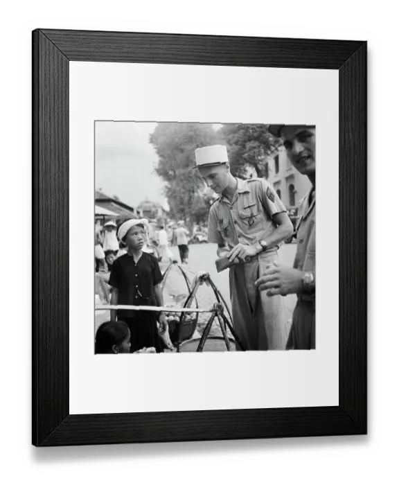 Framed Print : French Foreign Legion In Vietnam Framed Print : French Foreign Legion In Vietnam