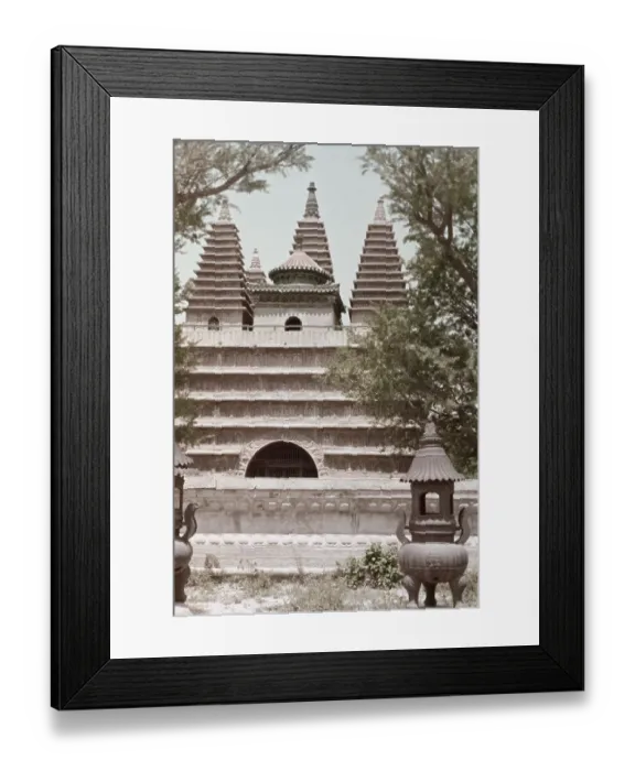 Framed Print : Five Pagoda Temple Framed Print : Five Pagoda Temple