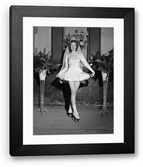 Framed Print : Wedding On Skates Framed Print : Wedding On Skates