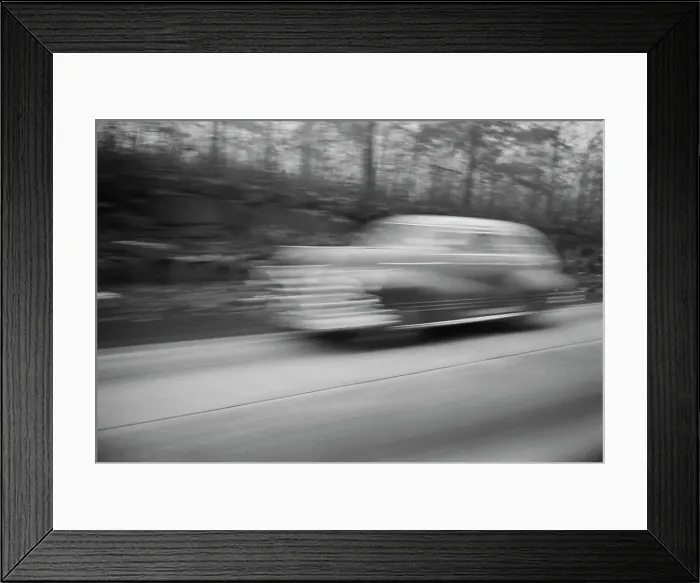 Framed Print : Hot Rod On The Road