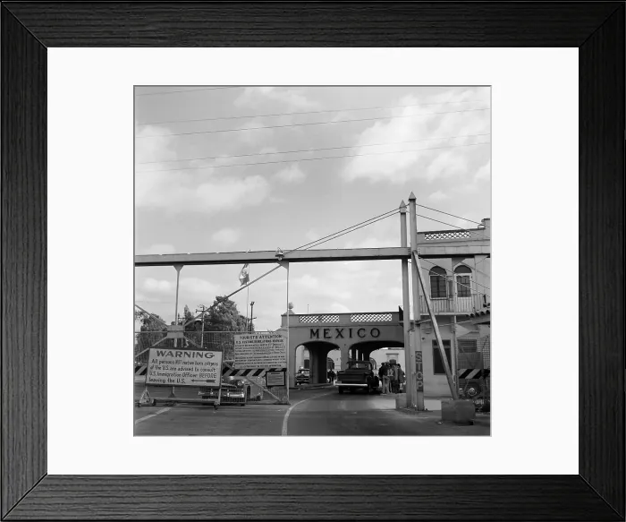 Framed Print : Mexican American Border Framed Print : Mexican American Border