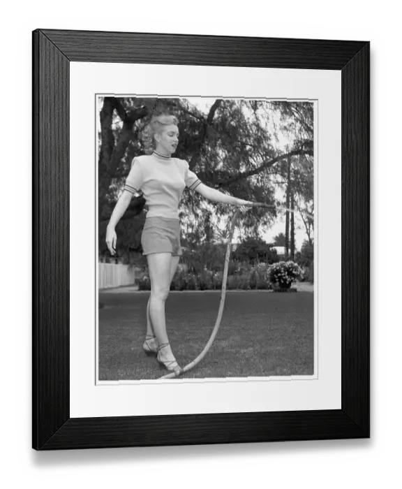 Framed Print : Marilyn Photo Session In Beverly Hills