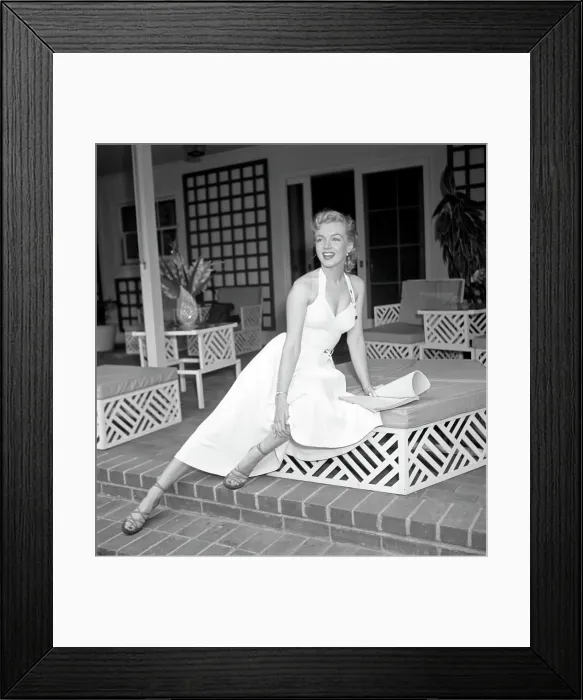 Framed Print : Marilyn Photo Session In Beverly Hills Framed Print : Marilyn Photo Session In Beverly Hills