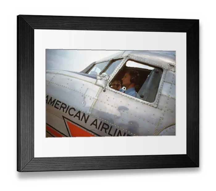 Framed Print : American Airlines 1950