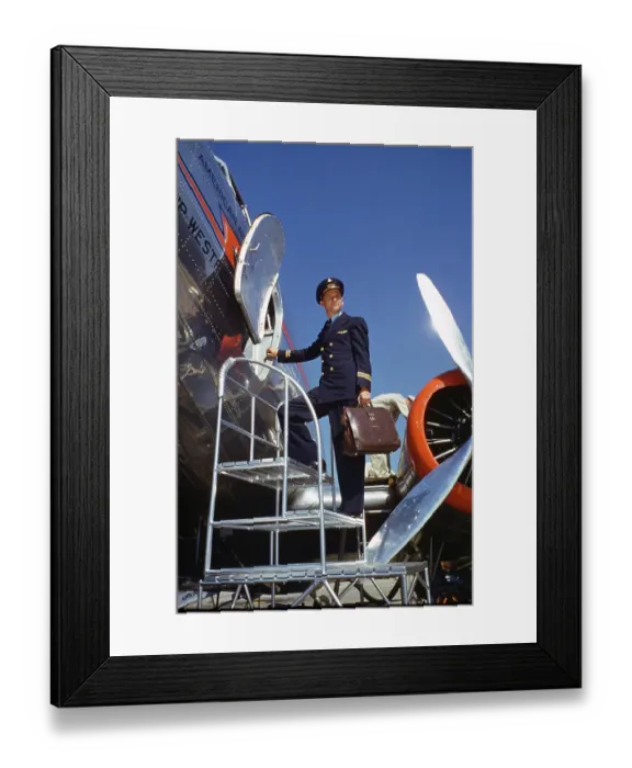 Framed Print : American Airlines 1950
