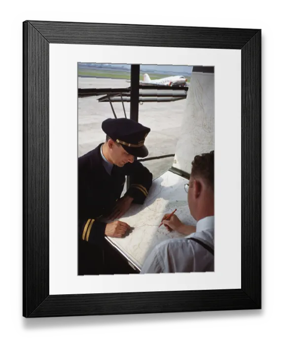 Framed Print : American Airlines 1950 Framed Print : American Airlines 1950