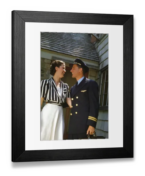 Framed Print : American Airlines 1950