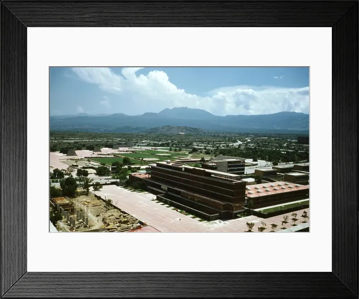 Framed Print : University City Campus of the Universidad Nacional Autonoma Framed Print : University City Campus of the Universidad Nacional Autonoma