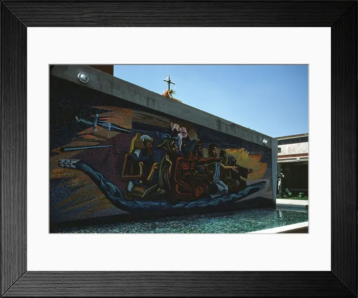 Framed Print : University City Campus of the Universidad Nacional Autonoma Framed Print : University City Campus of the Universidad Nacional Autonoma
