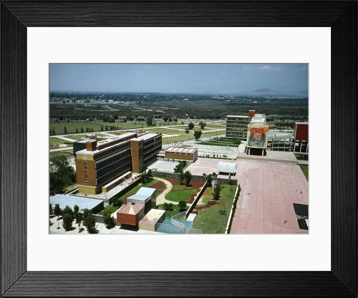 Framed Print : University City Campus of the Universidad Nacional Autonoma Framed Print : University City Campus of the Universidad Nacional Autonoma