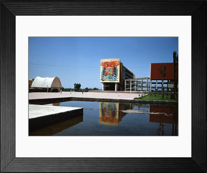 Framed Print : University City Campus of the Universidad Nacional Autonoma Framed Print : University City Campus of the Universidad Nacional Autonoma