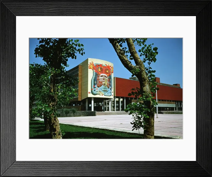 Framed Print : University City Campus of the Universidad Nacional Autonoma Framed Print : University City Campus of the Universidad Nacional Autonoma