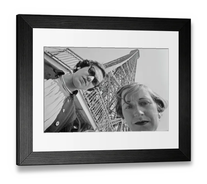 Framed Print : Eiffel Tower, 1950 Framed Print : Eiffel Tower, 1950