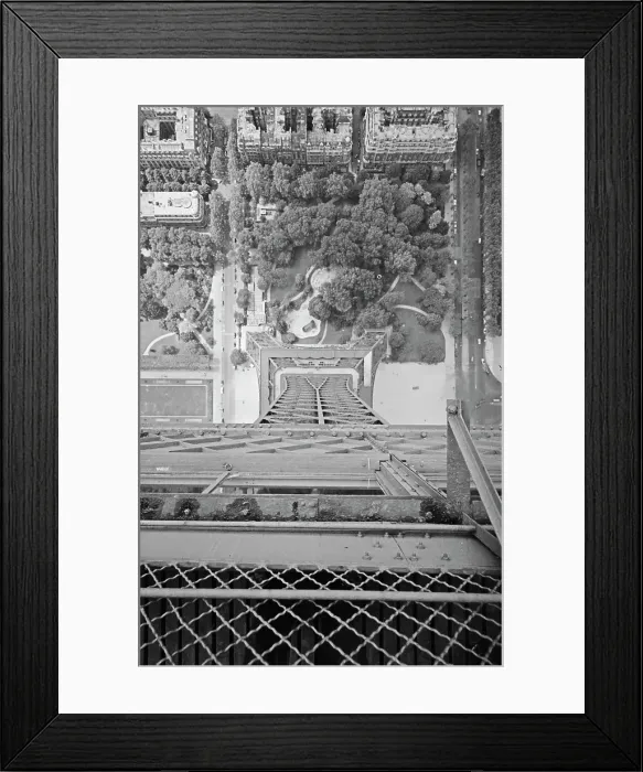 Framed Print : Eiffel Tower, 1950 Framed Print : Eiffel Tower, 1950
