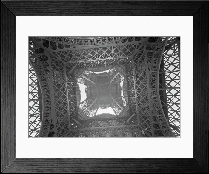 Framed Print : Eiffel Tower, 1950 Framed Print : Eiffel Tower, 1950