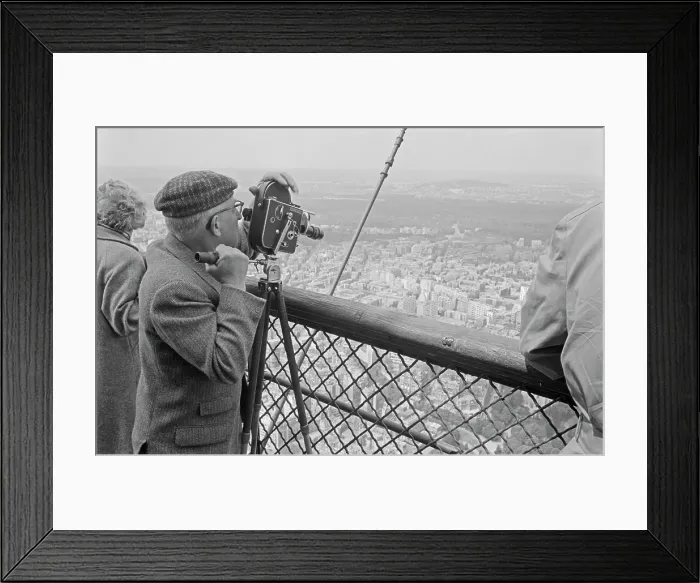 Framed Print : Eiffel Tower, 1950 Framed Print : Eiffel Tower, 1950