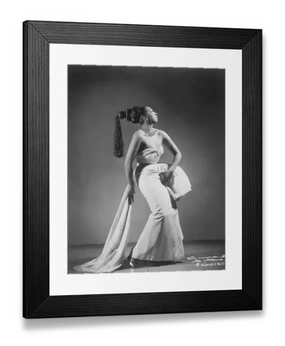 Framed Print : Josephine Baker Portrait Session Framed Print : Josephine Baker Portrait Session