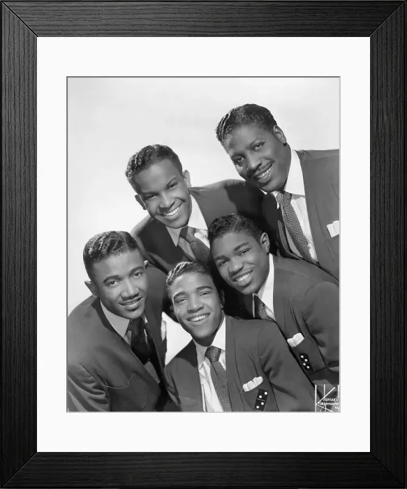 Framed Print : Billy Ward & His Dominoes Featuring Clyde McPhatter Framed Print : Billy Ward & His Dominoes Featuring Clyde McPhatter