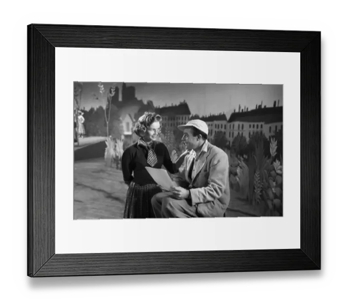 Framed Print : Debbie Reynolds Rehearses with Ezio Pinza Framed Print : Debbie Reynolds Rehearses with Ezio Pinza