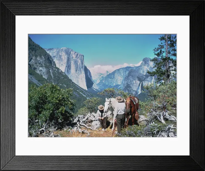 Framed Print : Riding In Yosemite Park Framed Print : Riding In Yosemite Park