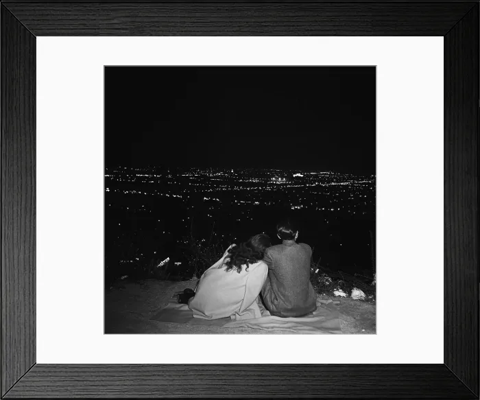 Framed Print : Los Angeles In The 1950's Framed Print : Los Angeles In The 1950's