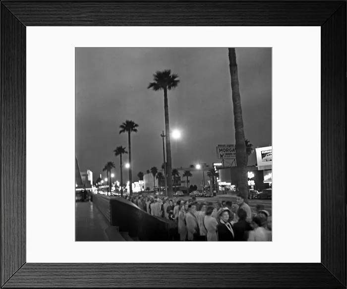 Framed Print : Los Angeles In The 1950's